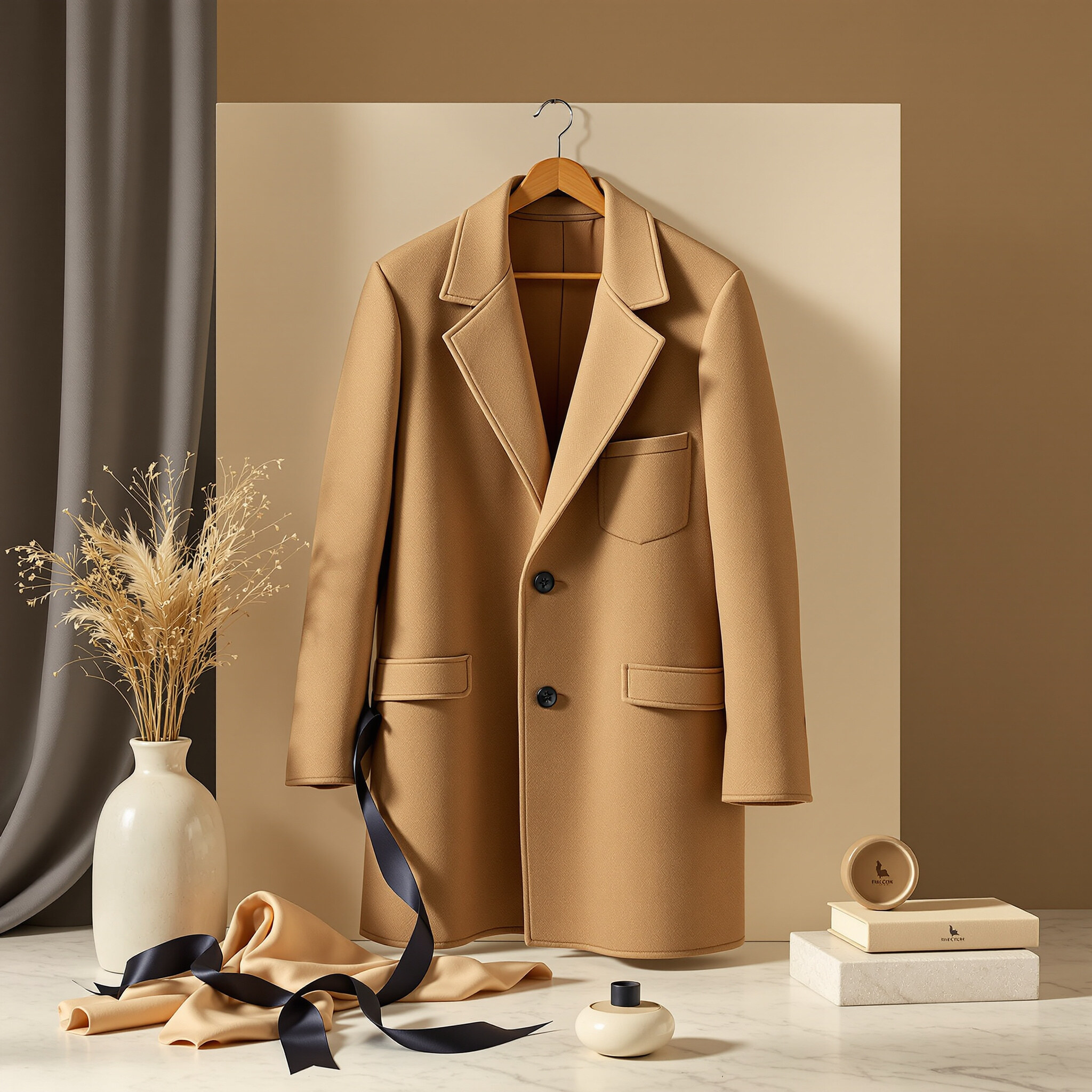 Camel Wool Coat