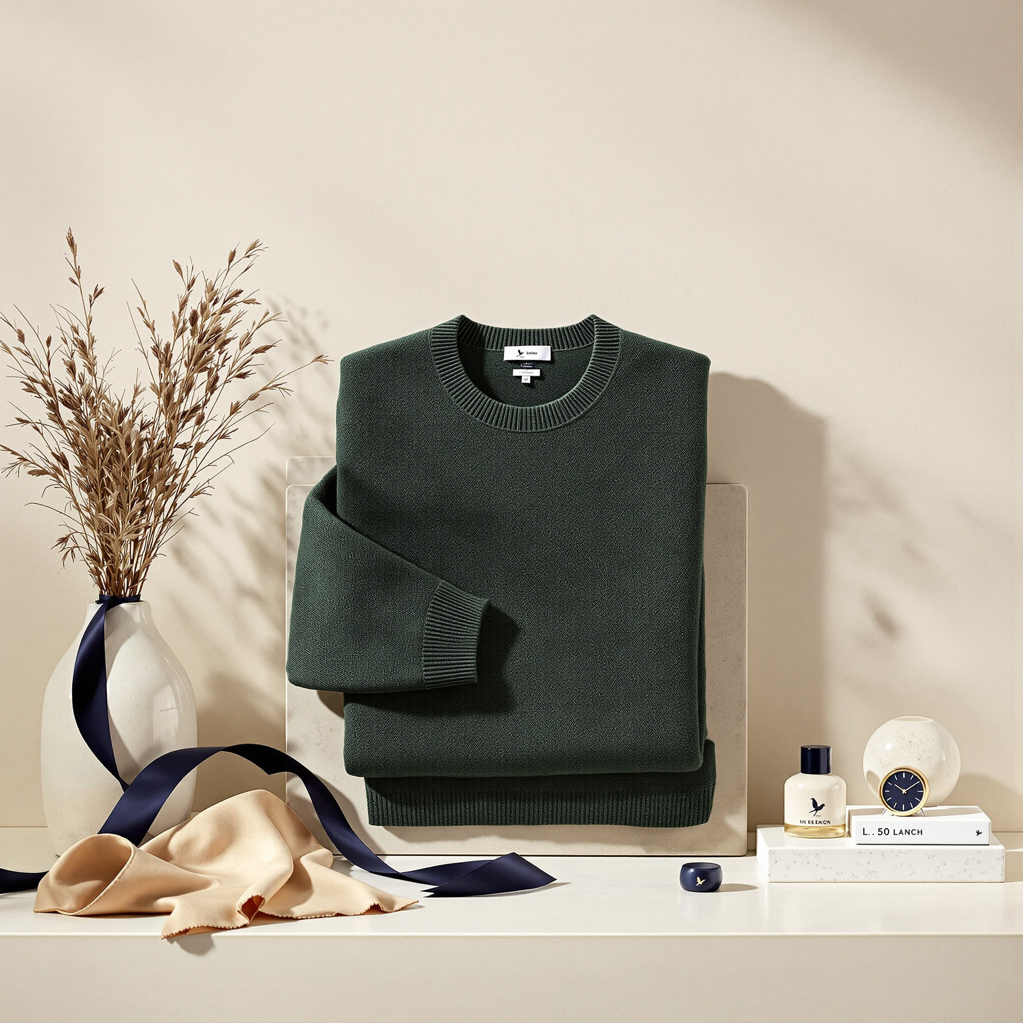 Forest Green Merino Jumper