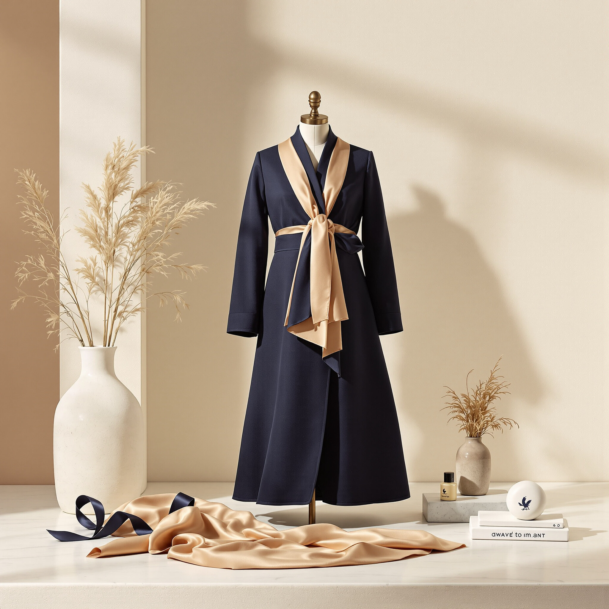 Navy Midi Dress
